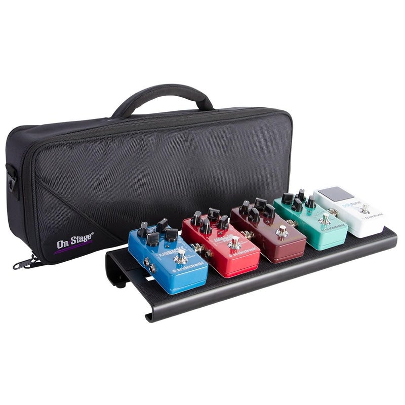 OnStage On-Stage GPB2000 Compact Pedal Board with Gig Bag, Black - Image 1