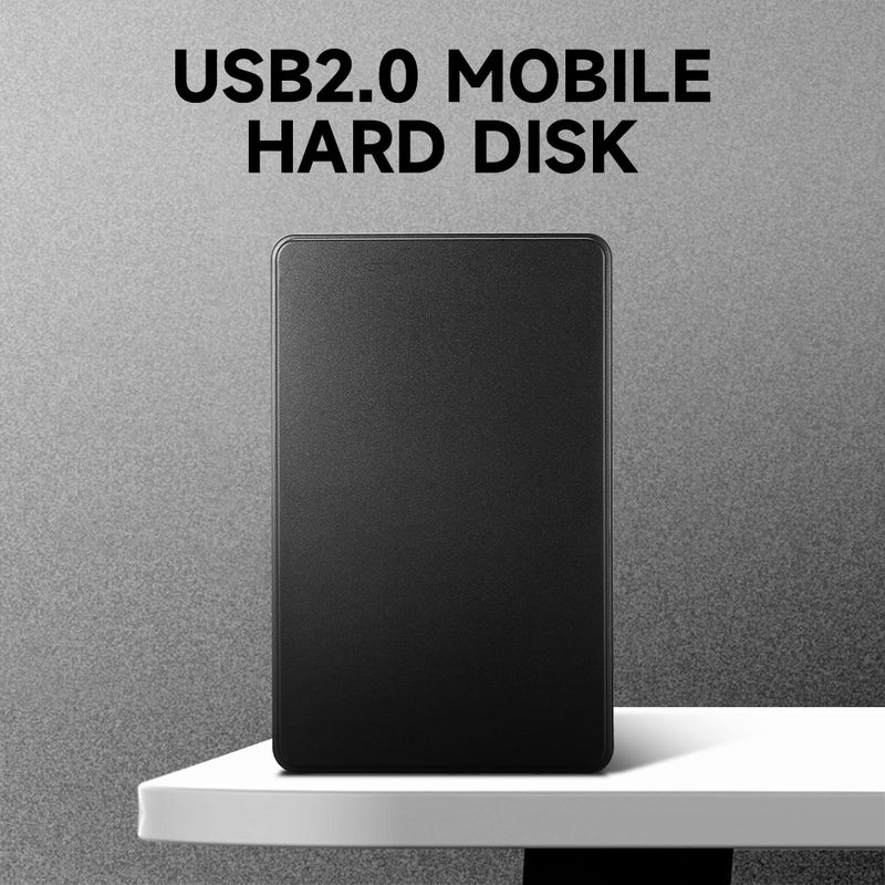 750GB USB2.0 Portable Hard Disk Mobile Hard Drive High-speed Transmission Large Capacity Shockproof Plug and Play Black - Image 2