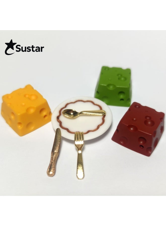 Cute Cheese Resin Keycap, Creative Handmade Keycap for Mechanical Keyboards, Cartoon Style, Anime-Inspired Design - Image 2