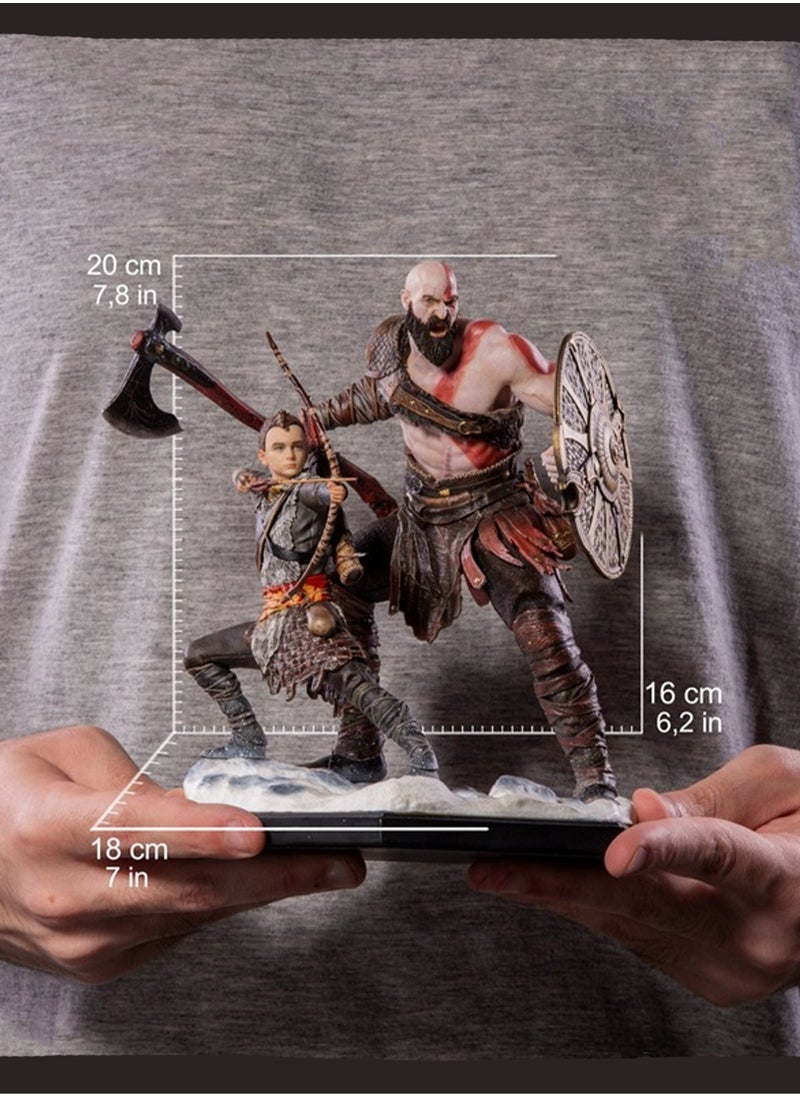 general Kratos And His Son 1/10 Game Peripheral Model Ornaments Perfect Birthday Gift For Game Lovers - Image 2