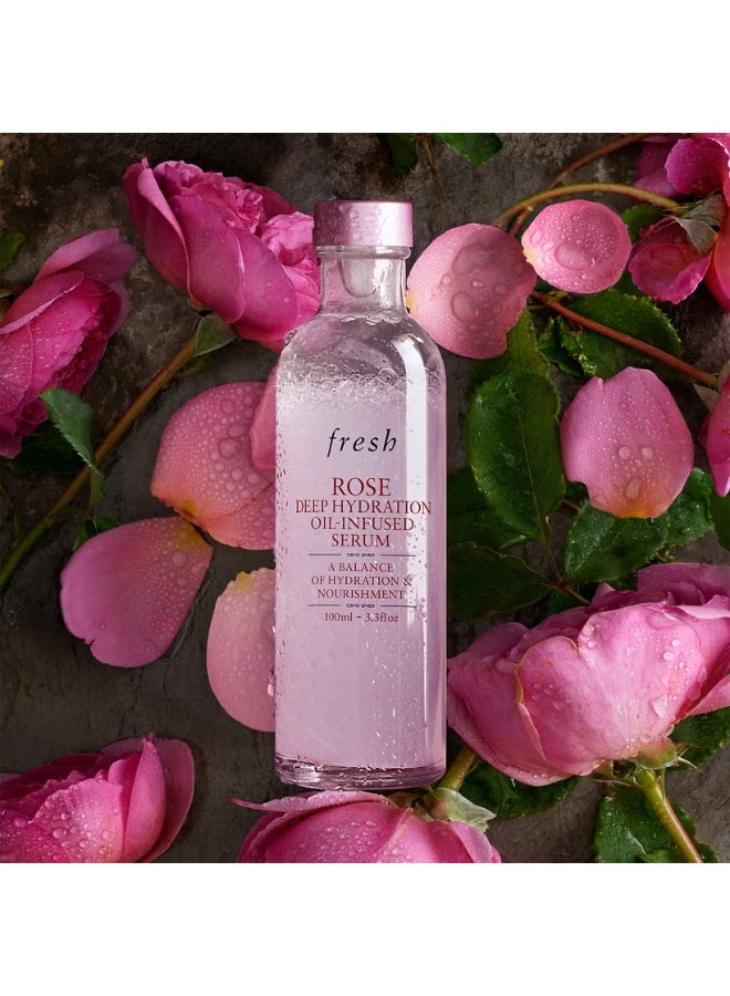 Fresh Rose Deep Hydration Oil-Infused Serum 100ml - Image 4