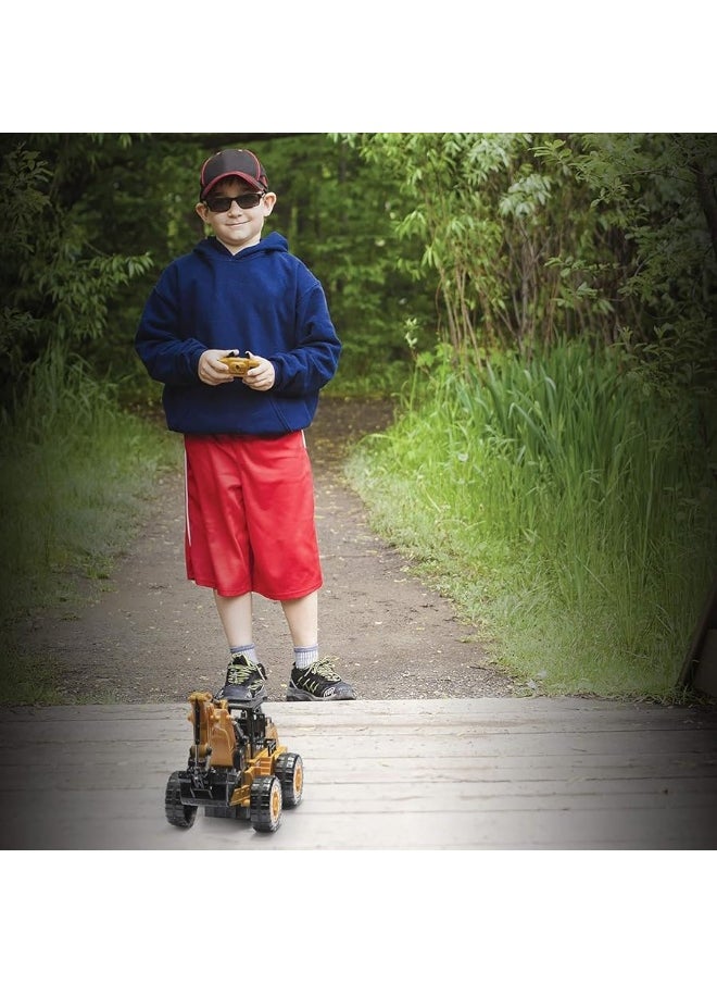 Top Race Top Race 5 Channel Fully Functional Rc Excavator Remote Control Construction Vehicles Kids Size Designed for Small Hands - Rc Construction Vehicles (Excavator)  - Image 5