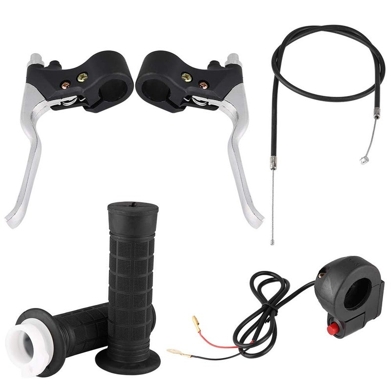 Senyar Mini Bike Throttle Assembly Mini Bike Brake Clutch Lever Parts 22mm 78 Handlebars - Image 2