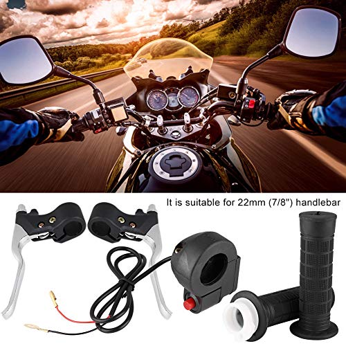 Senyar Mini Bike Throttle Assembly Mini Bike Brake Clutch Lever Parts 22mm 78 Handlebars - Image 3