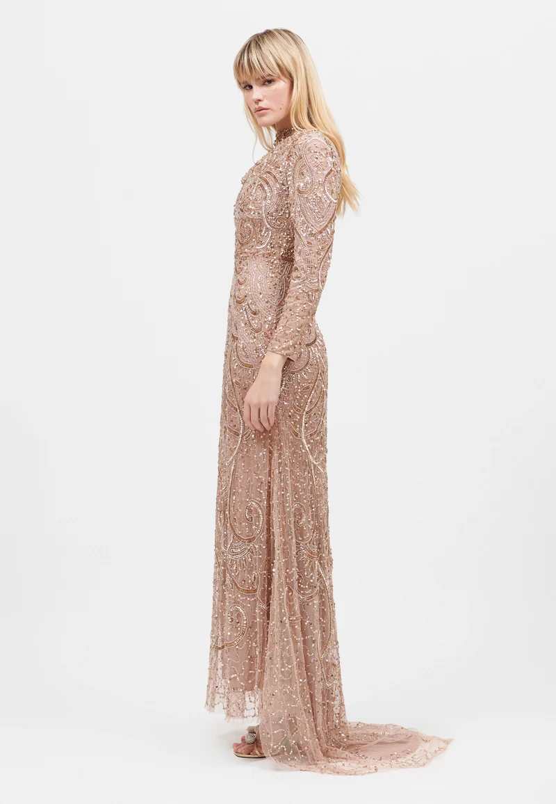 MARYISA Sequin Embellished Dress