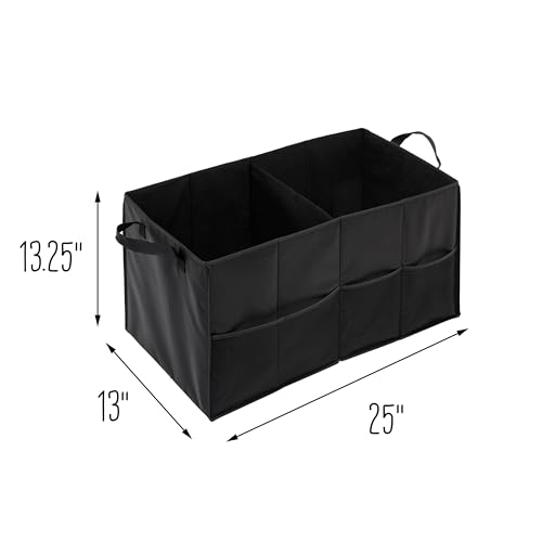 Honey Can Do Honey-Can-Do SFT-01166 Soft Storage Chest, Black Folding Car Trunk Organizer - Image 3