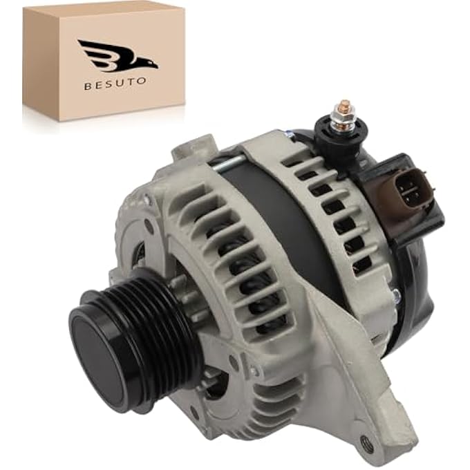 Besuto 11402N Alternator Compatible with 2009-2012 Toyota RAV4, 2012-2015 Camry, 2011-2016 scion TC 2.5L L4, Replace for 11402, 2706036010, 1042102270, 2706036011, 270600V010, 1042108431, 1042102340 - Image 1