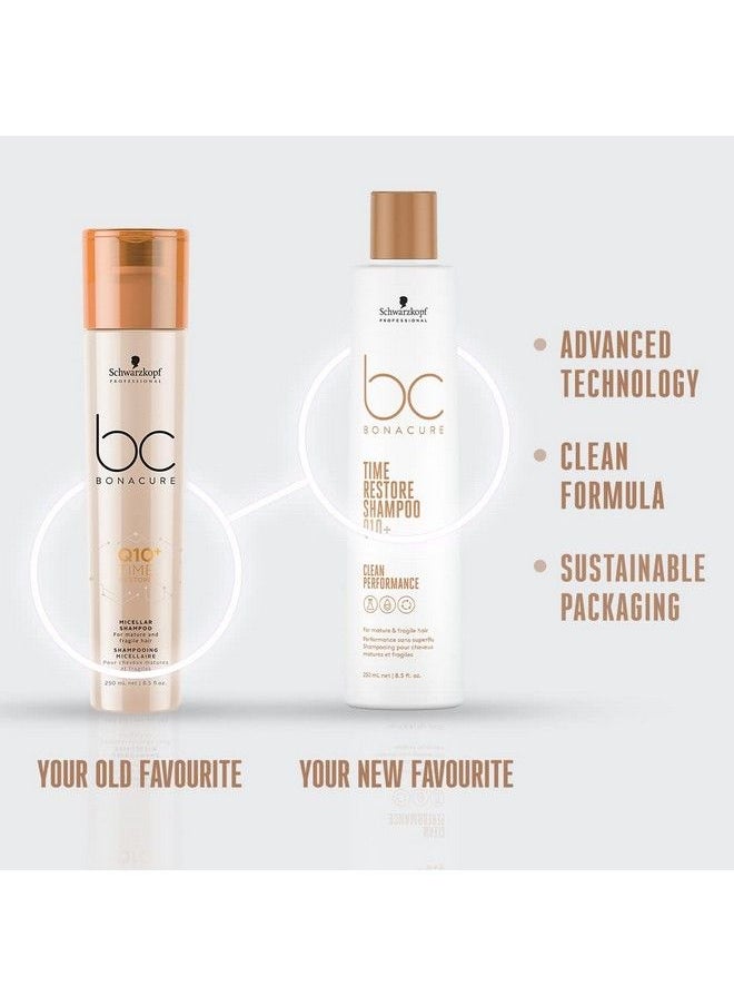 Schwarzkopf Professional شامبو Bonacure Time Restore مع Q10+؛ للشعر الناضج  - Image 3