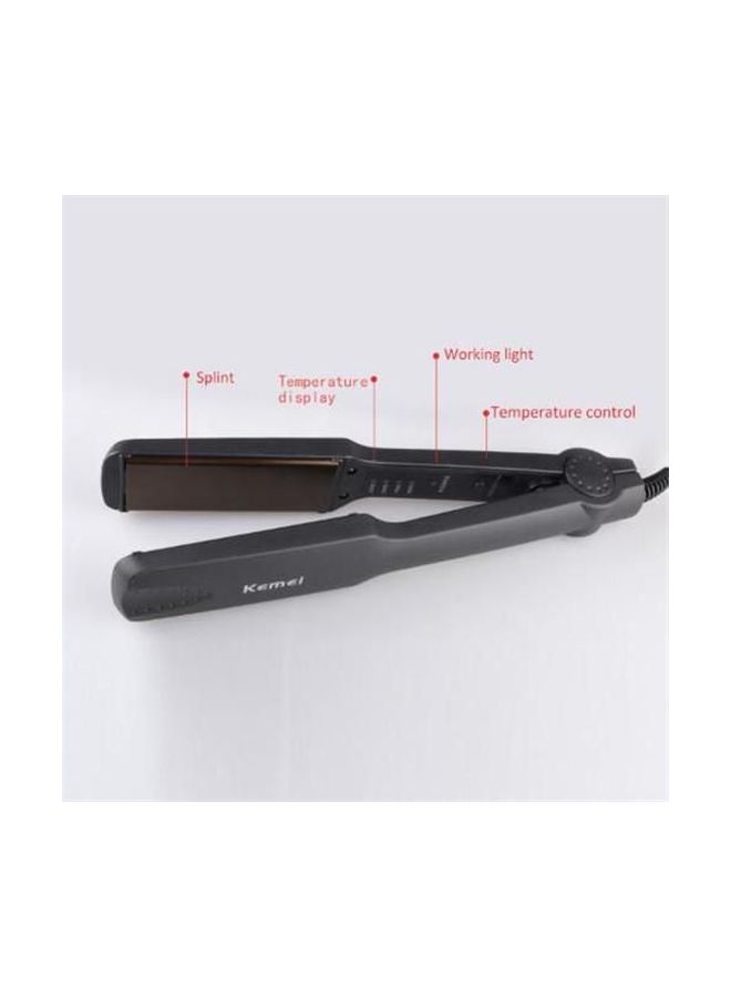 Kemei Hair Straightener Flat Iron Black - Image 3