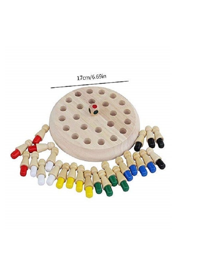 لعبة شطرنج الذاكرة الخشبية - Image 4