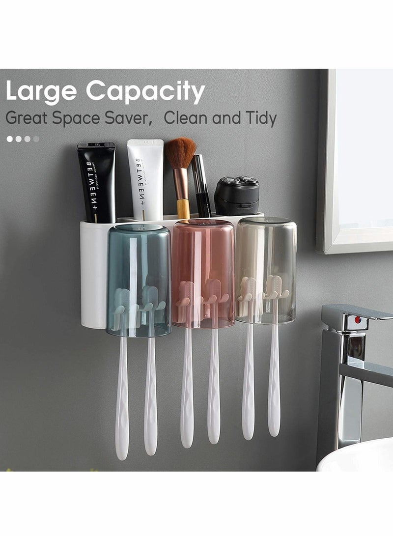Y&D Toothbrush Holder, Wall-Mounted Kids Favorite Wall Mounted Family Set, Eco-Friendly Mighty Holder for or Dormitory - Image 3