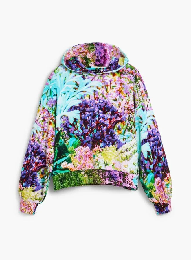 DESIGUAL Multicolour Wild Garden Sweatshirt for Women | Best Price UAE