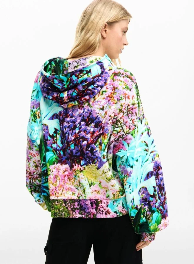 DESIGUAL Multicolour Wild Garden Sweatshirt for Women | Best Price UAE