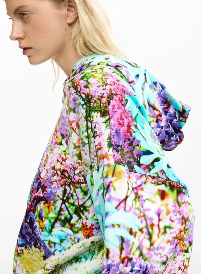 DESIGUAL Multicolour Wild Garden Sweatshirt for Women | Best Price UAE