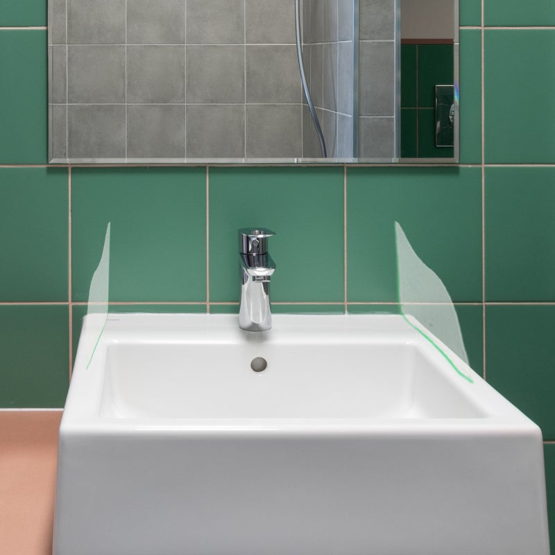 2pcs Bathtub Shower Splash Guards Washbasin Water Splash Guards - Image 5