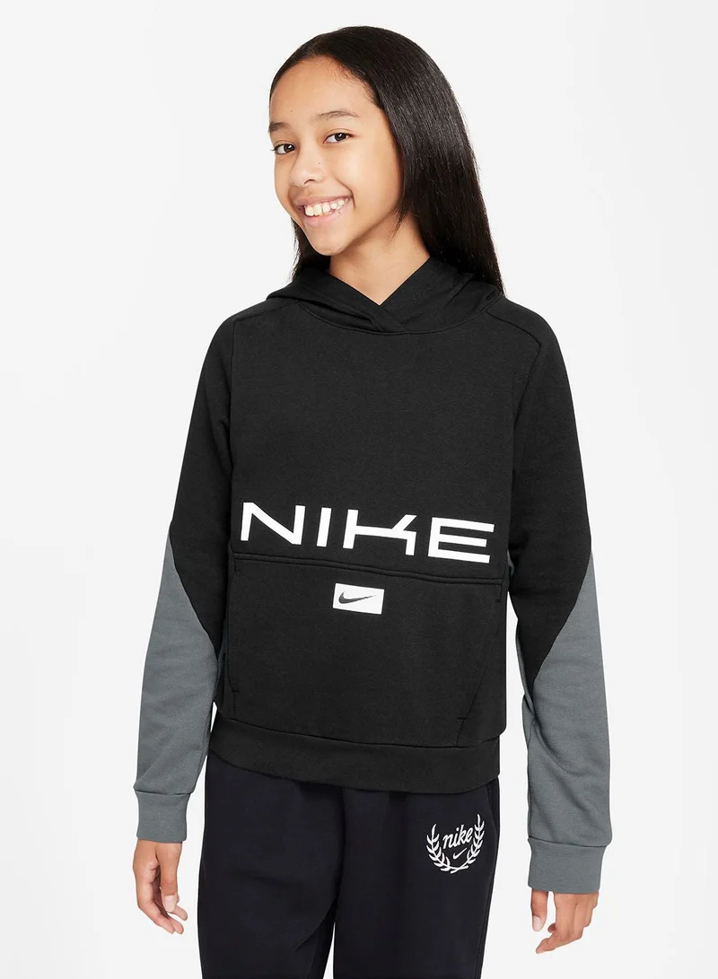 Nike Youth Dri-Fit Multi Fleece Pullover Love Hoodie