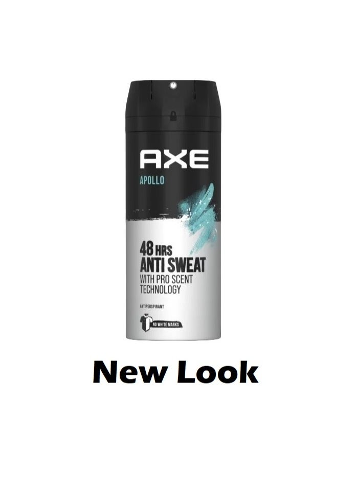 Axe Apollo 48 Hours Fresh Deodorant Body Spray 150ml  - Image 2