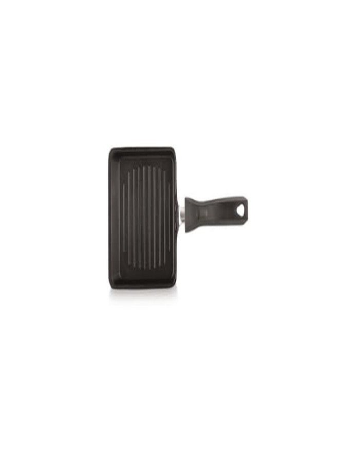MARWALL Mini Grill Pan with Non-Stick Coating, Bakelite Stay Cool Handle, Compact for Sandwiches and Vegetables - Image 3