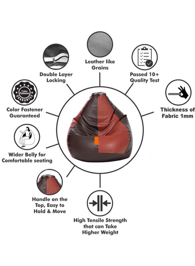 Fluffy Digital Printed Video Rocker Lounger With Headrest Standard Cover - Red And Black - Image 4