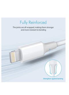 ELTRAZONE USB C to Lightning Cable Fast Charging 20W 2Pack 3FT MFi Certified for iPhone 13/13ProMax/13Mini/12/12 Mini/12 ProMax, Lightning to USB-C Cable Compatible with iPhone11/11Pro/11Pro MAX/XS MAX  - Image 3