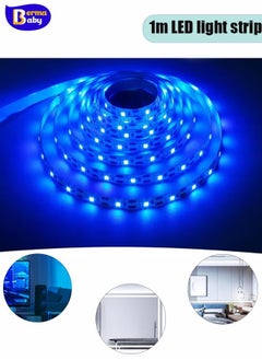 Berma Baby 1M USB Hand Sweep Cabinet Light LED Strip Indoor Flexiable Lamp Smart Switch Brightness Adjustable Tape for Closet Stairs  - Image 1