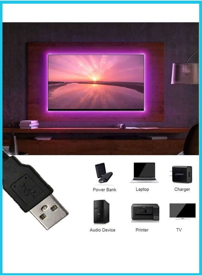 Berma Baby شريط إضاءة خزانة كنس يدوي يدوي 1M USB USB شريط إضاءة LED داخلي مرن قابل للتعديل بمصباح ذكي قابل للتبديل والسطوع لشريط قابل للتعديل لخزانة السلالم  - Image 4