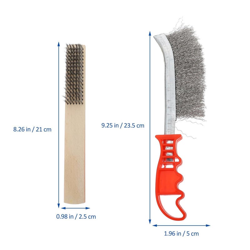 4 Pack Heavy Duty Stainless Steel Wire Brushes For Rust Removal And Surface Cleaning - Image 5
