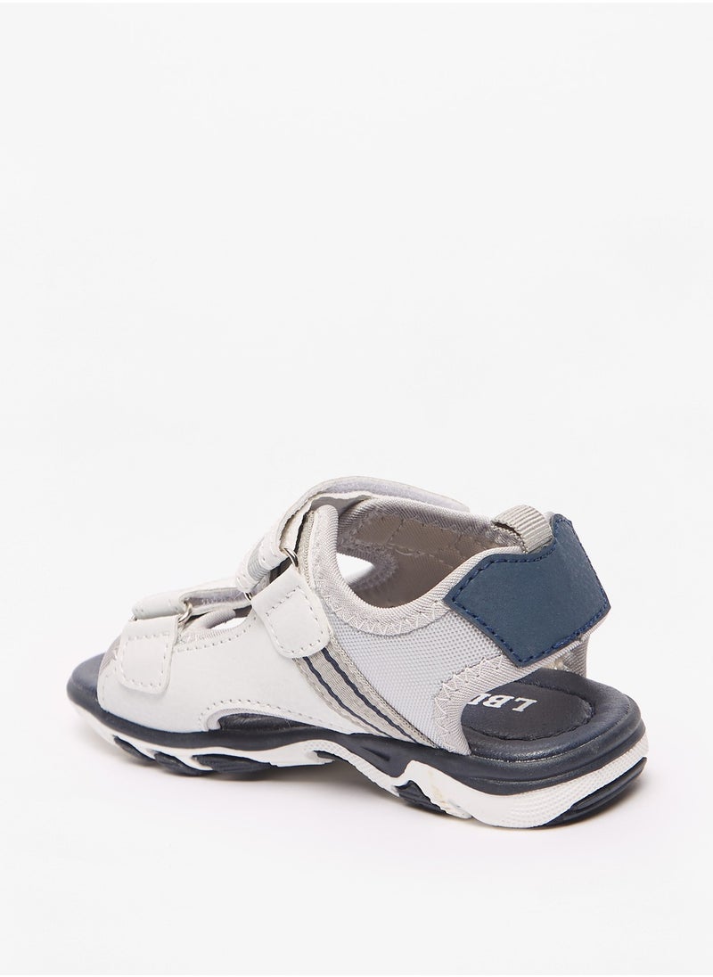 LBL by Shoexpress - Girls Colourblock Floaters with Hook and Loop Closure - Image 1