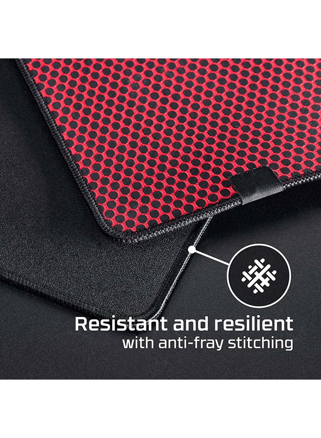 HYPERX Pulsefire Mat Gaming Mouse Pad - XL - Precise Cloth Surface - Anti-fray Flush Stitching - Non-Slip Rubber Base - Image 3