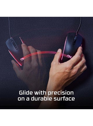 HyperX Pulsefire Mat Gaming Mouse Pad, Flush Anti-fray Stitching, Durable Surface, Highly-tuned for Precision, Anti-Slip Rubber Base, XL, Black | 4Z7X5AA - view 4