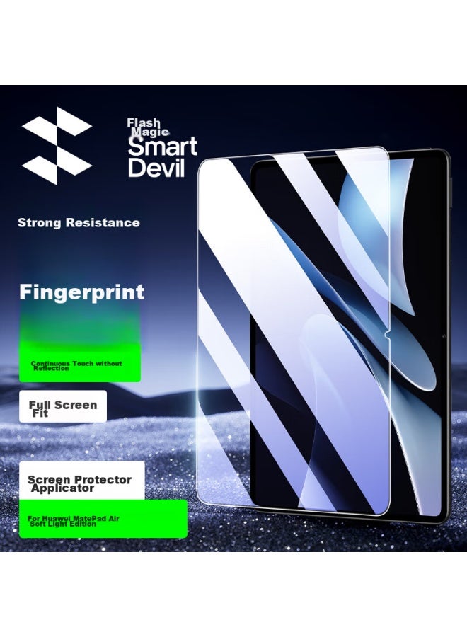 Smartdevil Tempered Glass Screen Protector For Huawei Matepad Air Soft Light Edition 11.95-inch Tablet Model, Full Screen High Definition No White Border Protective Film - Image 1