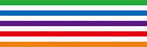 MT mt Washi Masking Tape Kids Series, 15 mm x 7 mtrs Shade - Colorful Border, (Pack of 1) 