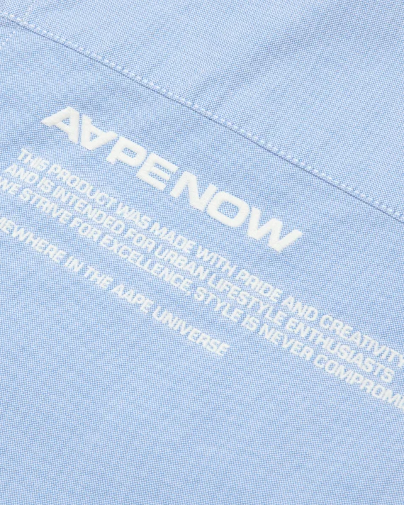AAPE AAPENOW moonface logo long sleeve shirt