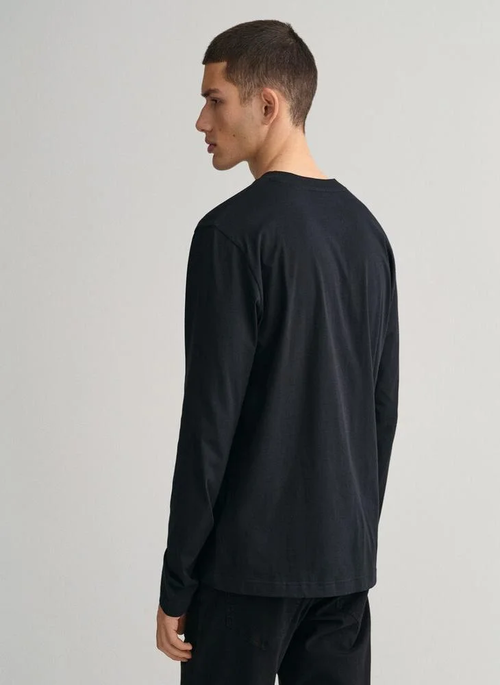 GANT Tonal Shield Long Sleeve T-Shirt