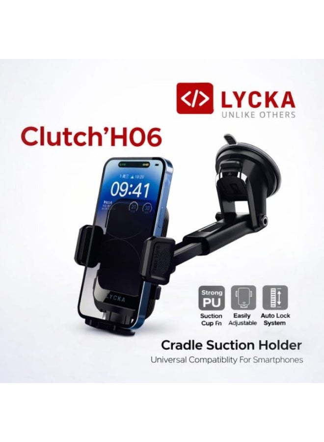 Lycka Clutch H06 Car Phone Holder Adjustable Suction Mount - Image 1