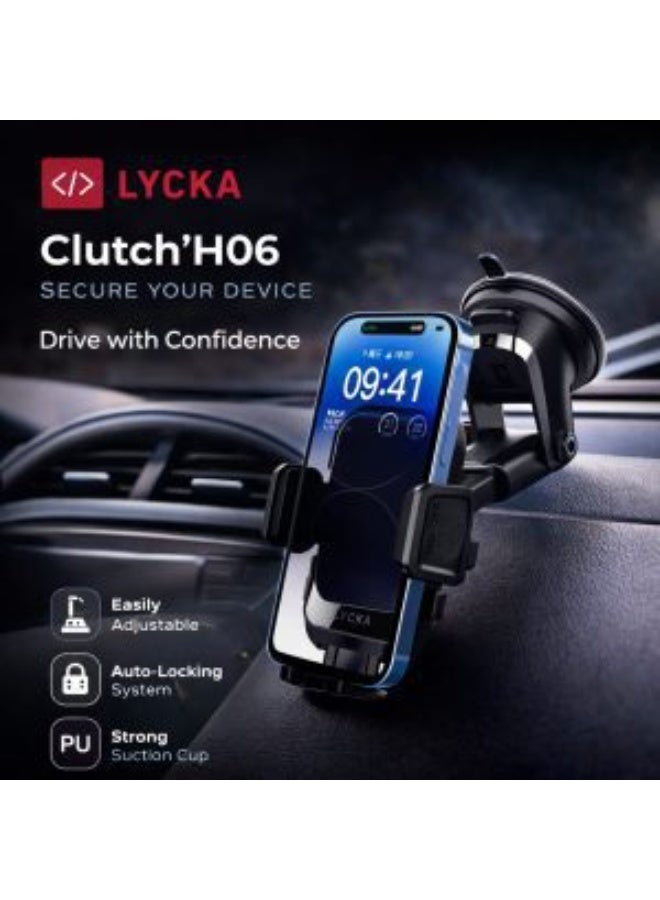 Lycka Clutch H06 Car Phone Holder Adjustable Suction Mount - Image 2