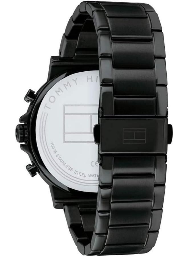 TOMMY HILFIGER Tommy Hilfiger  Stainless Steel Chronograph Watch 1710414 + Tommy Wallet  - Image 3