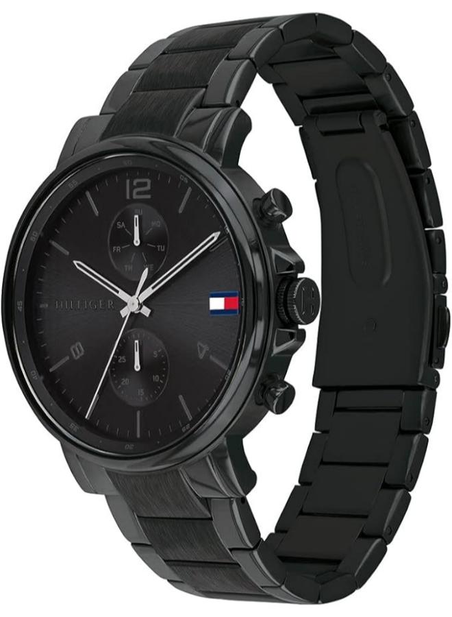 TOMMY HILFIGER Tommy Hilfiger  Stainless Steel Chronograph Watch 1710414 + Tommy Wallet  - Image 2