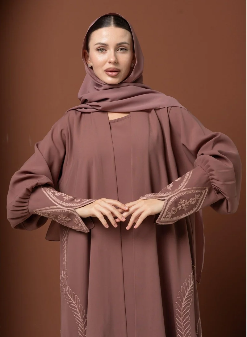Meem By Mariyah  Front open abaya with sheila for Women | Best Price UAE