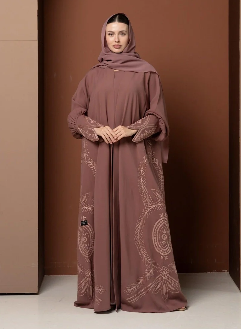 Meem By Mariyah  Front open abaya with sheila for Women | Best Price UAE