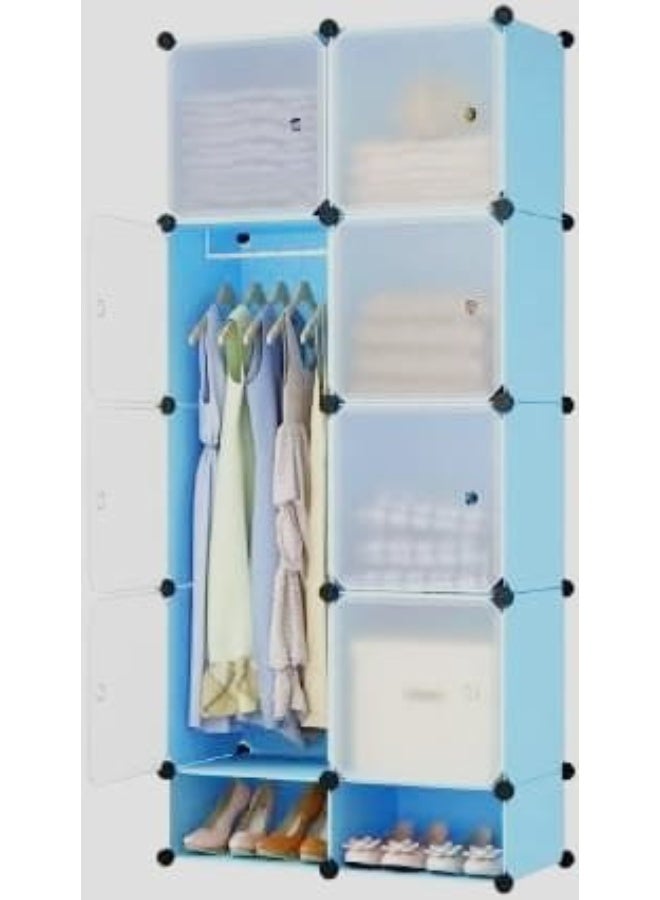 Bedroom simple furniture cabinet design plastic wardrobe - Image 1