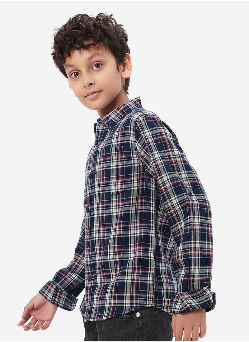 Bonkids Regular Long Sleeve Printed Multicolour Cotton Shirt For Boys 100 % Cotton  - Image 3