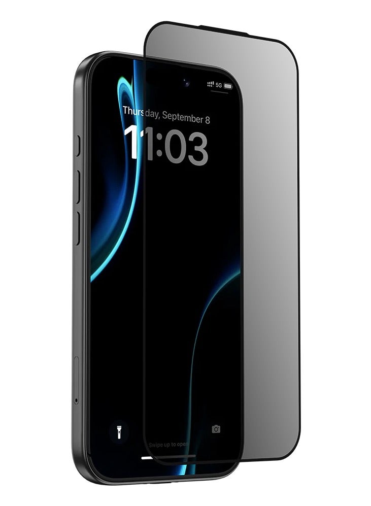 أوريجنال واقي شاشة زجاجي مقاوم للغبار ومقاوم للخصوصية متوافق مع iPhone 17 Pro - Image 1