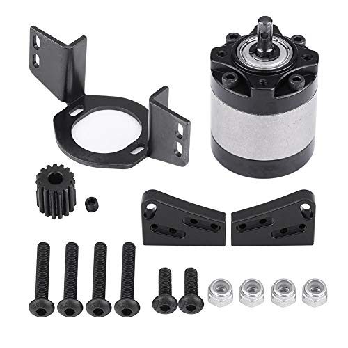 Dilwe RC Car & Motor Mount, RC Crawler Case with Gear Motor Mount for D90 1/10 Scale Crawler Car - Image 1