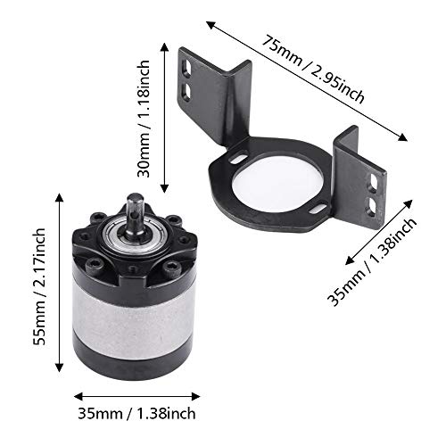 Dilwe RC Car & Motor Mount, RC Crawler Case with Gear Motor Mount for D90 1/10 Scale Crawler Car - Image 2