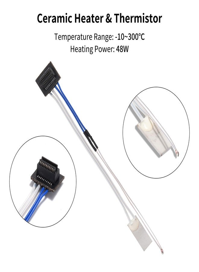 HICTOP Ceramic Heater and Thermistor for Bambu lab 3D Printers (Bambu P1-RM/) - Image 3