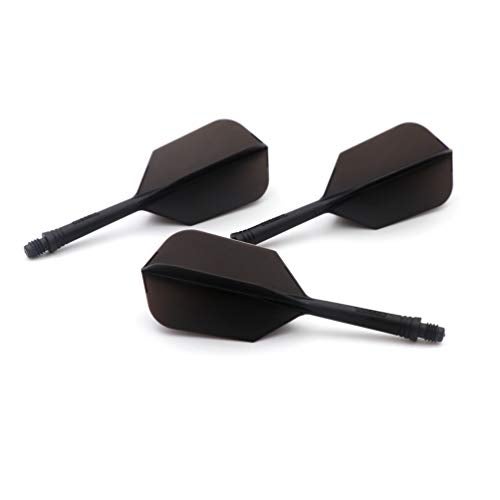 CUESOUL ROST Integrated Dart Shaft and Flights Medium,Black Slim Shape,Set of 3 - Image 4