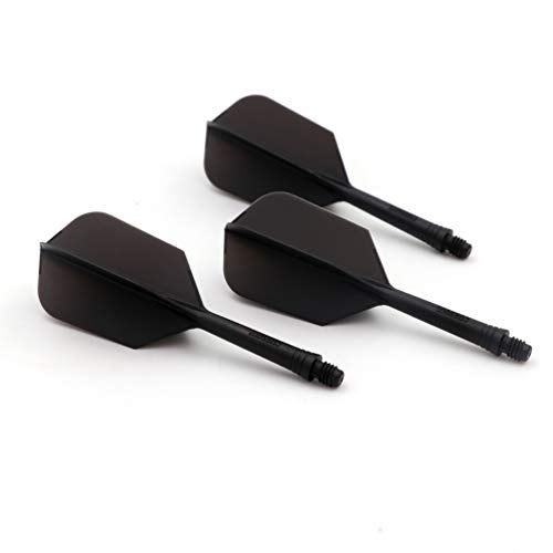 CUESOUL ROST Integrated Dart Shaft and Flights Medium,Black Slim Shape,Set of 3 - Image 3