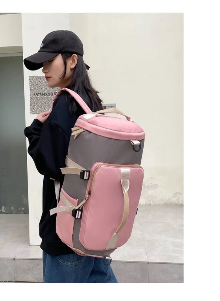 Sports duffel backpack for women, gym bag, everything bag with shoe pocket, this bag is suitable for sports, travel, swimming, yoga, walking and camping - Image 2