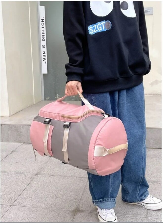 Sports duffel backpack for women, gym bag, everything bag with shoe pocket, this bag is suitable for sports, travel, swimming, yoga, walking and camping - Image 3